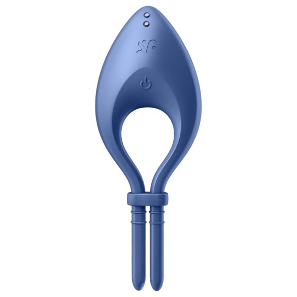 Satisfyer Bullseye - smart vibreringsring för penis (blå)