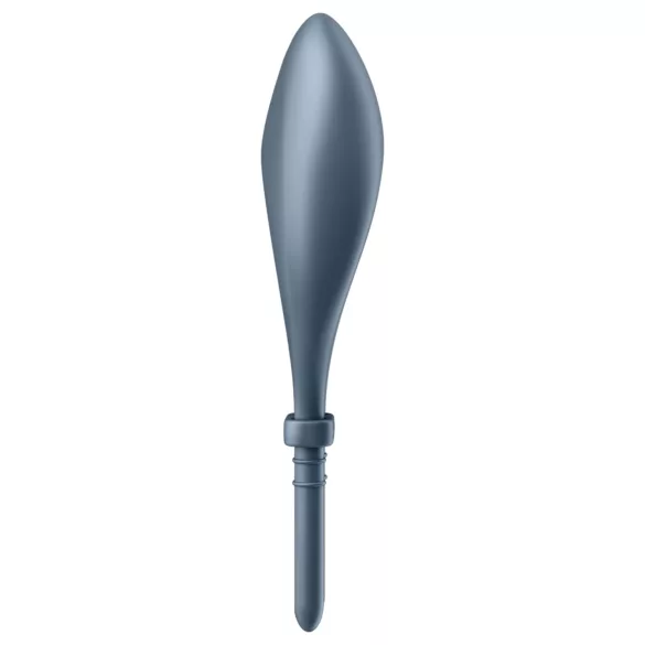 Satisfyer Bullseye - App‑styrd vibrerande penisering för män (grå)