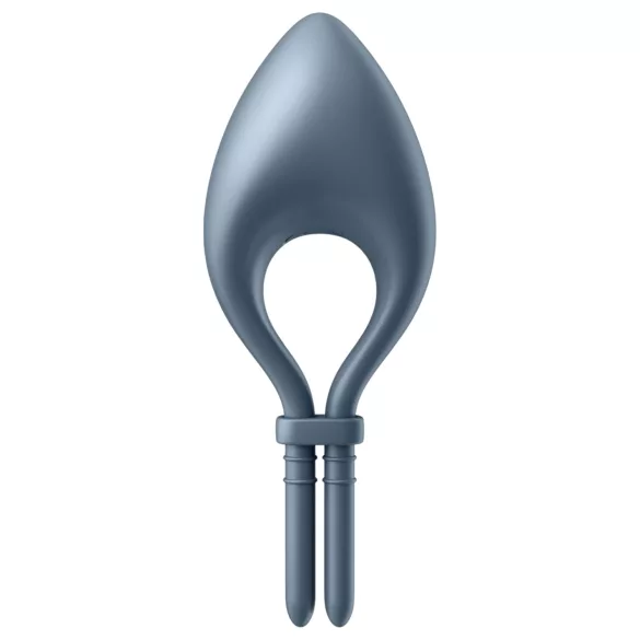 Satisfyer Bullseye - App‑styrd vibrerande penisering för män (grå)