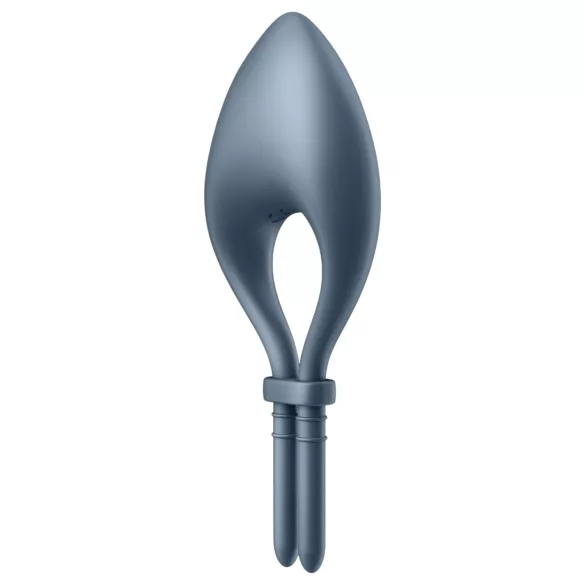 Satisfyer Bullseye - App‑styrd vibrerande penisering för män (grå)