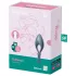 Satisfyer Bullseye - App‑styrd vibrerande penisering för män (grå)