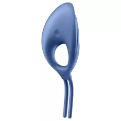   Satisfyer Swordsman - vibratorisk penisring - uppladdningsbar silikon blå