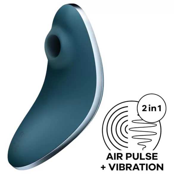 Satisfyer Vulva Lover 1 - lufttryck klitorisstimulator uppladdningsbar blå