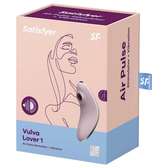 Satisfyer Vulva Lover 1 - lufttryck klitorisstimulator - lila