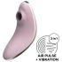 Satisfyer Vulva Lover 1 - luftvåg klitorisvibrator (lila)