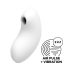 Satisfyer Vulva Lover 2 - luftvågklitorisstimulator (vit)