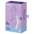 Satisfyer Curvy Trinity 2 - lufttrycksvibrator och vibrator - lila