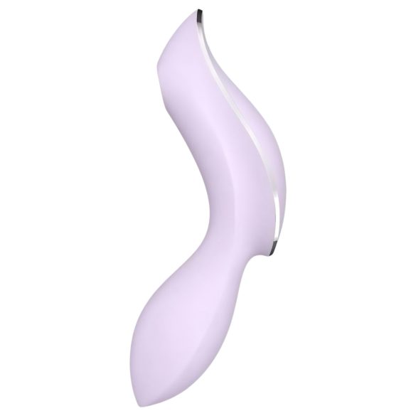 Satisfyer Curvy Trinity 2 - lufttrycksvibrator och vibrator - lila
