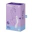 Satisfyer Curvy Trinity 2 - luftvågs 2-i-1 vibrator (lila)
