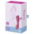 Satisfyer Curvy Trinity 3 - Luftvåg 2-i-1 vibrator (röd)