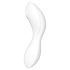 Satisfyer Curvy Trinity 5+ - vibrator och lufttrycksvibrator - vit