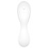 Satisfyer Curvy Trinity 5+ - vibrator och lufttrycksvibrator - vit
