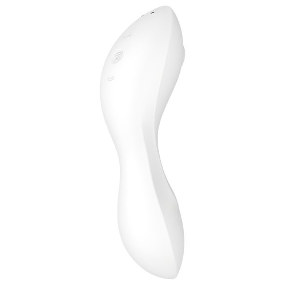 Satisfyer Curvy Trinity 5+ - vibrator och lufttrycksvibrator - vit