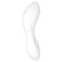 Satisfyer Curvy Trinity 5+ - vibrator och lufttrycksvibrator - vit