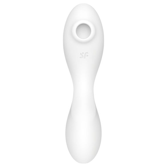 Satisfyer Curvy Trinity 5+ - vibrator och lufttrycksvibrator - vit