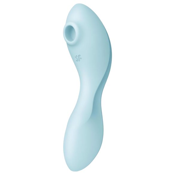 Satisfyer Curvy Trinity 5+ - vibrator och lufttrycksstimulator - blå