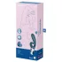 Satisfyer Hug Me - klitorisstimulator med arm - appstyrd - blå