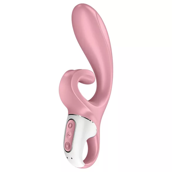 Satisfyer Hug Me - Appstyrd vibrator med klitoriskudde (rosa)