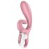 Satisfyer Hug Me - smart klitorisvibrator med arm (rosa)