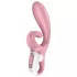 Satisfyer Hug Me - Appstyrd vibrator med klitoriskudde (rosa)