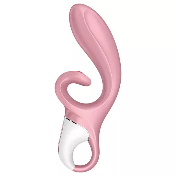 Satisfyer Hug Me - Appstyrd vibrator med klitoriskudde (rosa)