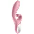 Satisfyer Hug Me - Appstyrd vibrator med klitoriskudde (rosa)