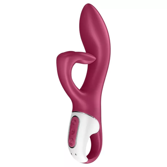 Satisfyer Embrace Me - vibrator med klitorisstimulering - uppladdningsbar - röd