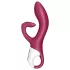 Satisfyer Embrace Me - vibrator med klitorisstimulering - uppladdningsbar - röd