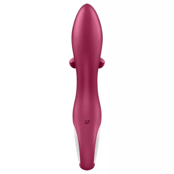 Satisfyer Embrace Me - vibrator med klitorisstimulering - uppladdningsbar - röd