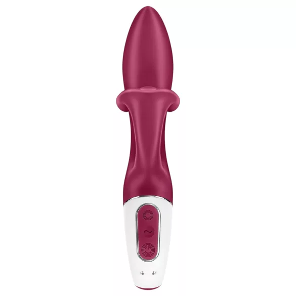 Satisfyer Embrace Me - vibrator med klitorisstimulering - uppladdningsbar - röd