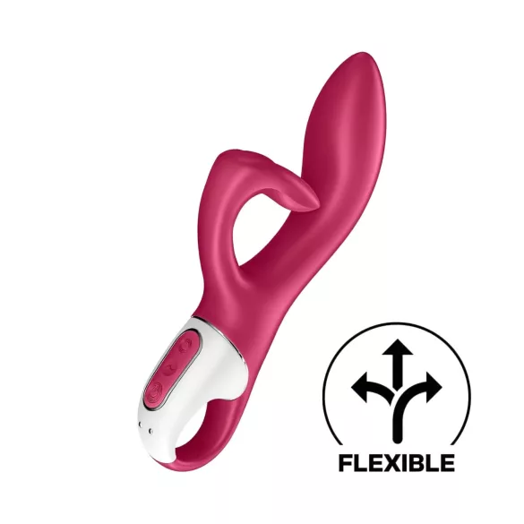 Satisfyer Embrace Me - vibrator med klitorisstimulering - uppladdningsbar - röd