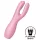 Satisfyer Threesome 3 - klitorisstimulator vibrator uppladdningsbar rosa