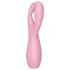 Satisfyer Threesome 3 - klitorisstimulator vibrator uppladdningsbar rosa