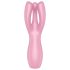 Satisfyer Threesome 3 - uppladdbar klitorisvibrator (rosa)