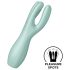 Satisfyer Threesome 3 - uppladdningsbar klitorisstimulator (mint)
