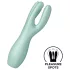 Satisfyer Threesome 3 - uppladdningsbar klitorisstimulator (mint)