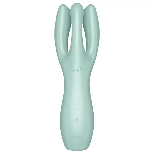 Satisfyer Threesome 3 - uppladdningsbar klitorisstimulator (mint)