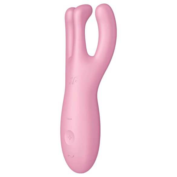 Satisfyer Threesome 4 - Smart klitorisvibrator (rosa)