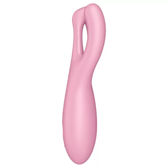 Satisfyer Threesome 4 - Appstyrd klitorisvibrator (rosa)
