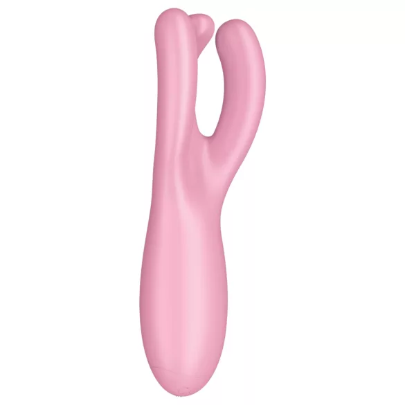Satisfyer Threesome 4 - Appstyrd klitorisvibrator (rosa)