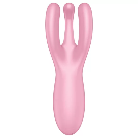 Satisfyer Threesome 4 - Appstyrd klitorisvibrator (rosa)