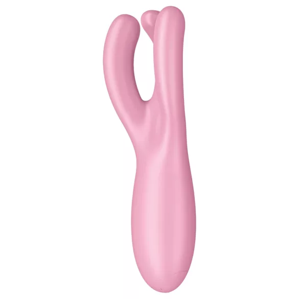 Satisfyer Threesome 4 - Appstyrd klitorisvibrator (rosa)