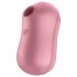 Satisfyer Cotton Candy - lufttrycksvibrator för klitoris (korall)