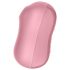Satisfyer Cotton Candy - lufttrycksvibrator för klitoris (korall)