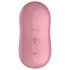 Satisfyer Cotton Candy - lufttrycksvibrator för klitoris (korall)