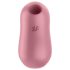 Satisfyer Cotton Candy - lufttrycksvibrator för klitoris (korall)
