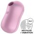 Satisfyer Cotton Candy - uppladdningsbar luftvågsklitorisvibrator (lila)