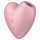 Satisfyer Cutie Heart - lufttryck klitorisstimulator uppladdningsbar rosa