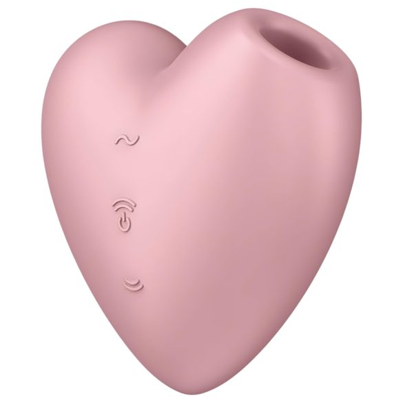 Satisfyer Cutie Heart - uppladdbar lufttrycksvibrator för klitoris (rosa)