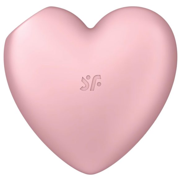 Satisfyer Cutie Heart - lufttryck klitorisstimulator uppladdningsbar rosa